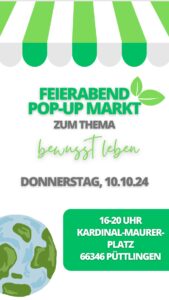 Flyer Feierabend-Markt Püttlingen