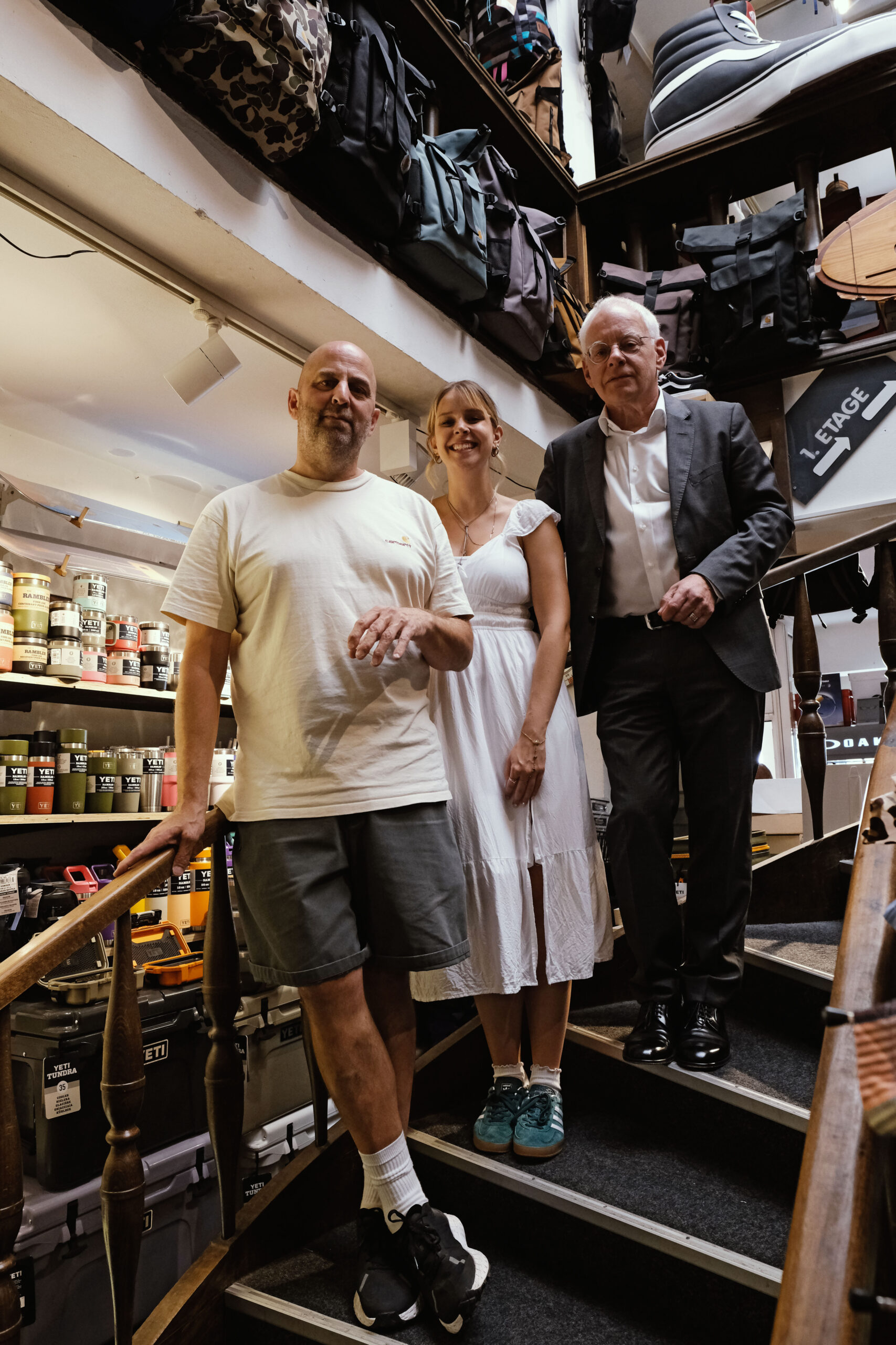 Rundgang Servicestelle Handel und Wirtschaftsminister Barke, Sommertour 2026